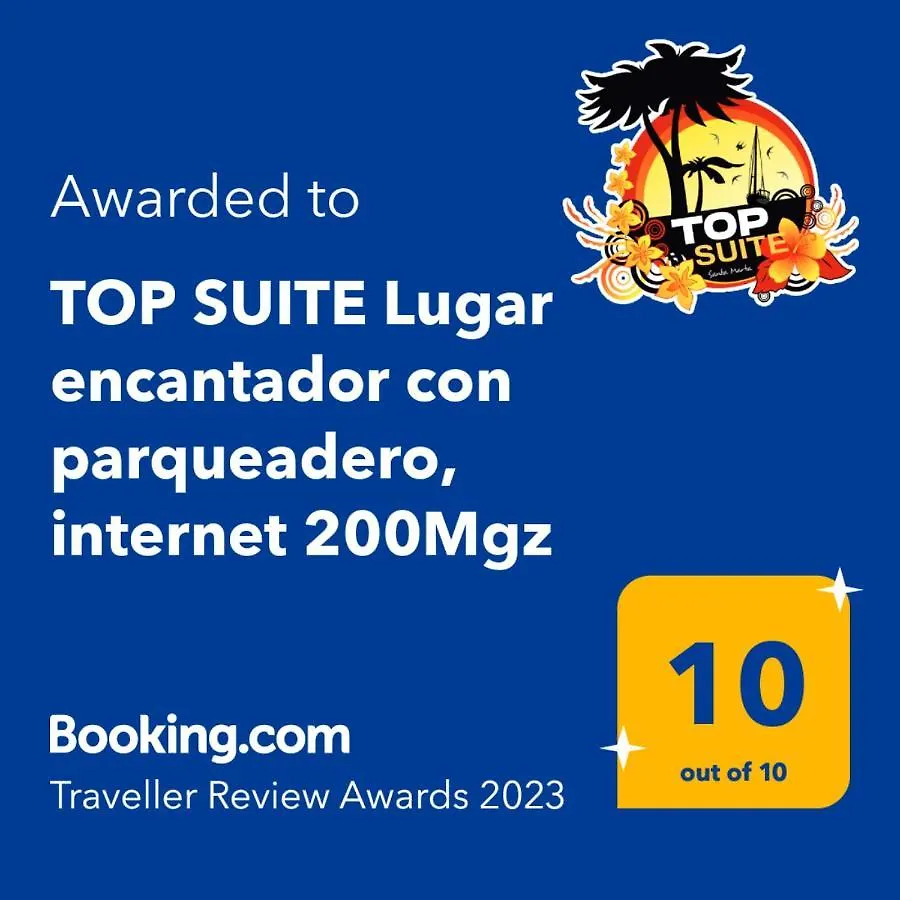 TOP SUITE Lugar encantador con parqueadero, internet 200Mgz Santa Marta  Apartamento Santa Marta (Magdalena)